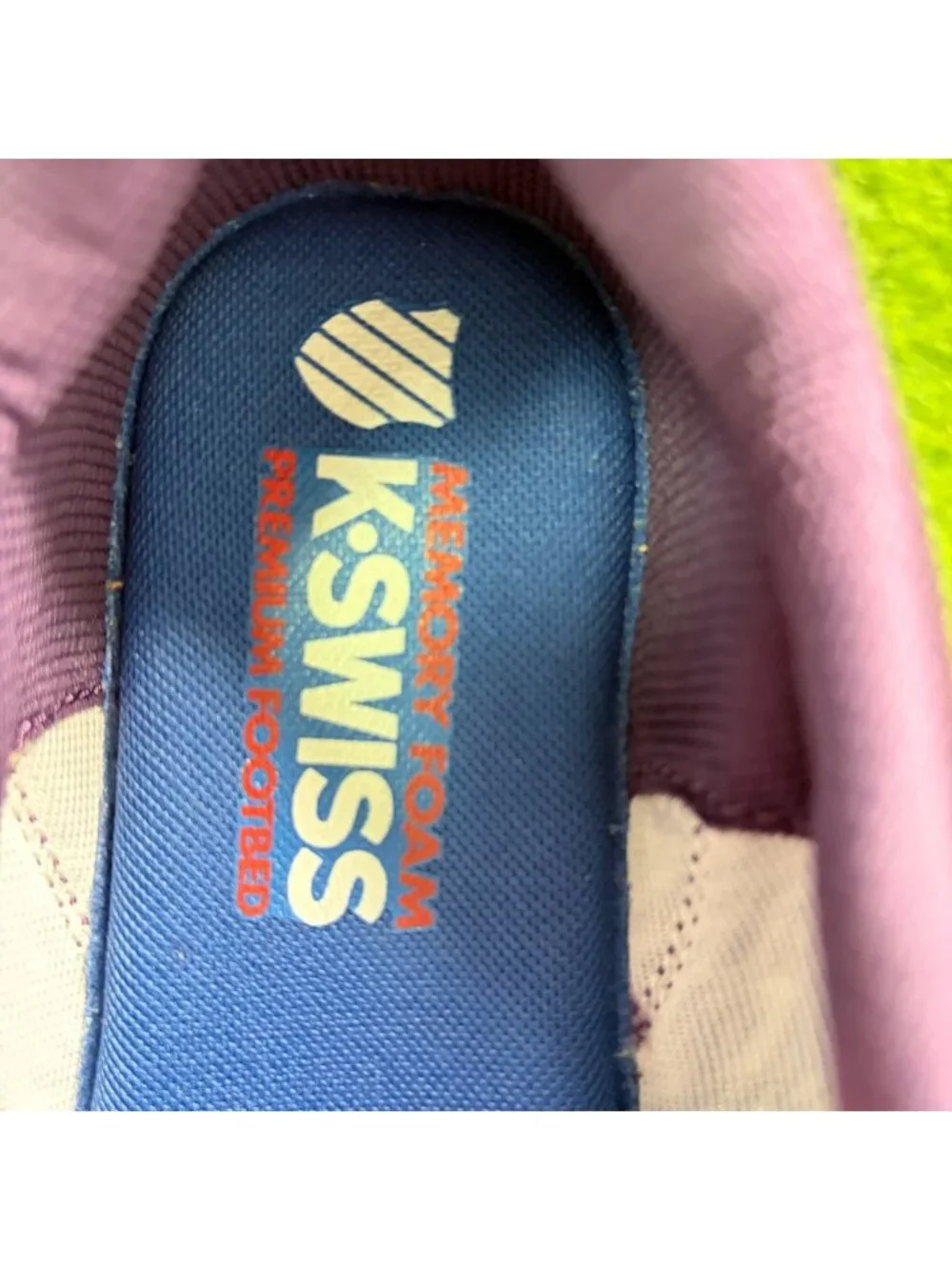 K-Swiss X Lite Womens Size 5.5 Purple White Athletic Running Shoes Sneakers